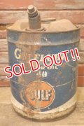 dp-240301-26 GULF / 1960's 5 U.S. GALLONS OIL CAN