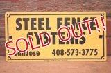 dp-240207-22 STEEL  FENCE SYSTEMS Metal Sign