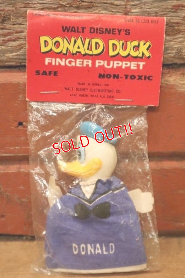 画像1: ct-240214-108 Donald Duck / 1970's Finger Puppet