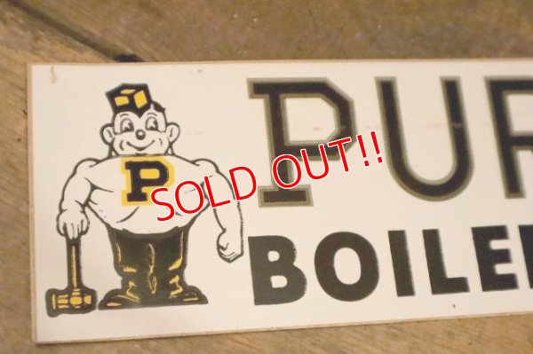 画像2: dp-240311-14 PURDUE BOILERMAKERS 1978 Bumper Sticker