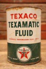 dp-230401-59 TEXACO / TEXAMATIC FLUID One U.S. Quart Motor Oil Can (I)