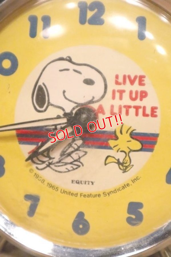 画像2: ct-240321-07 Snoopy / EQUITY 1970's-1980's Alarm Clock