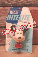 ct-240418-36 Mickey Mouse / GENERAL ELECTRIC 1950s-1960's NITE LIGHT