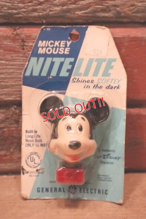 画像1: ct-240418-36 Mickey Mouse / GENERAL ELECTRIC 1950s-1960's NITE LIGHT