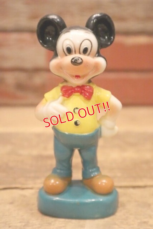 画像1: ct-240418-38 Mickey Mouse / 1960's Plastic Figure