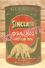 dp-240418-11 Sinclair / 1930's-1940's OPALINE MOTOR OIL One U.S. Quart Can