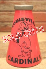 dp-240418-25 University of Louisville / LOUISVILLE CARDINALS Vintage Plastic Megaphone