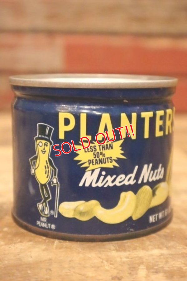 画像1: dp-240214-54 PLANTERS / MR.PEANUT 1980's Mixed Nuts Can