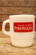 画像1: kt-220301-11 OWENS CORNING FIBERGLAS / Fire-King 1960's-1970's Mug (1)