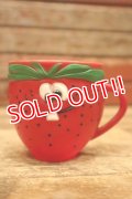 ct-230503-14 Pillsbury / 1970's Funny Face Plastic Mug "Freckle Face Strawberry