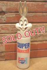 ct-240418-74 Bugs Bunny / PEPSI 1990 SUPER SQUEEZER Plastic Bottle