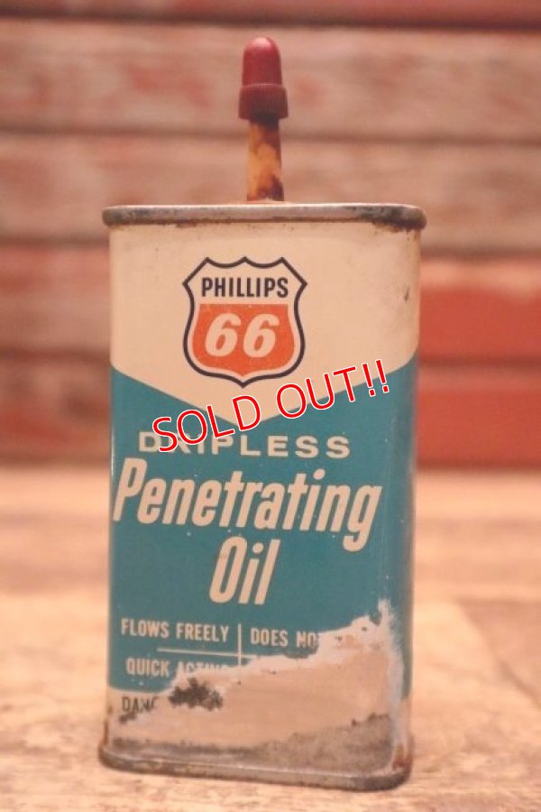 画像1: dp-240508-45 PHILLIPS 66 / DRIPLESS Penetrating Handy Oil Can