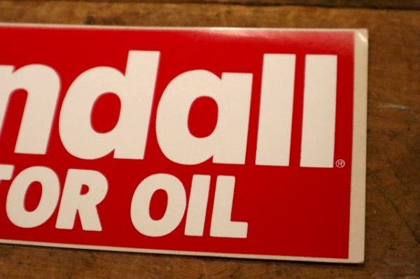 画像4: dp-240508-124 ※大量入荷！Kendall MOTOR OIL / 1990's〜Sticker (L)