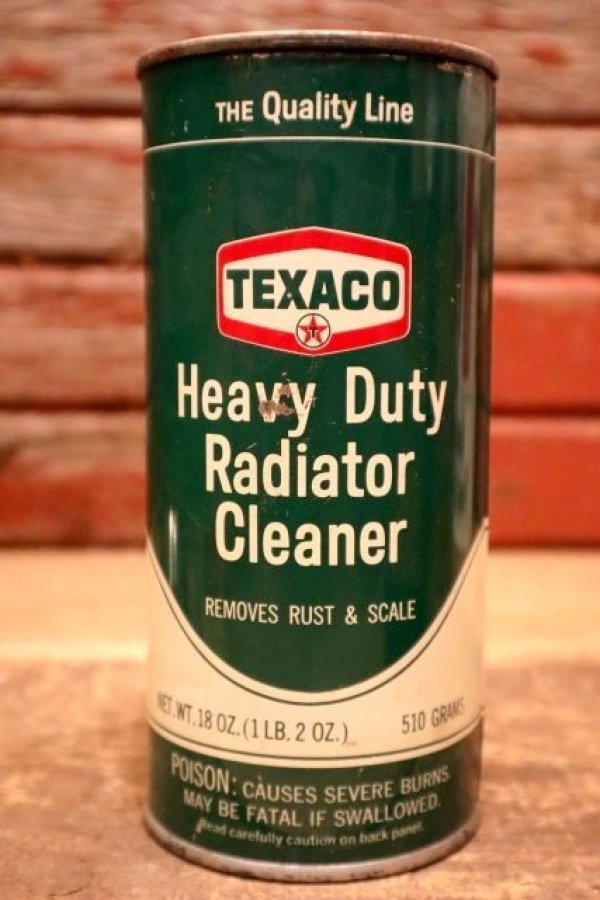 画像1: dp-240508-50 TEXACO / 1960's Heavy Duty Radiator Cleaner Can