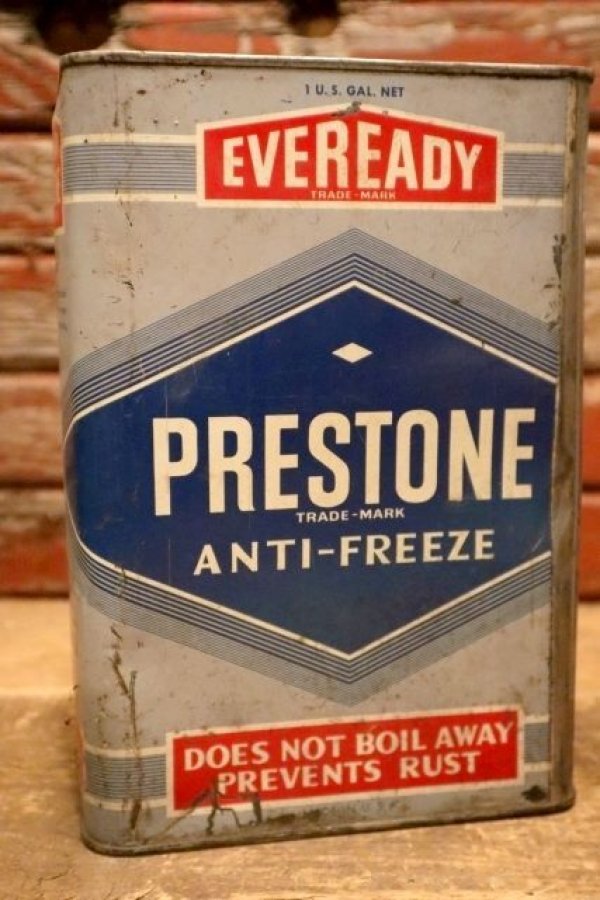 画像2: dp-240508-14 EVEREADY PRESTONE / 1930's ANTI-FREEZE ONE U.S.GALLON CAN