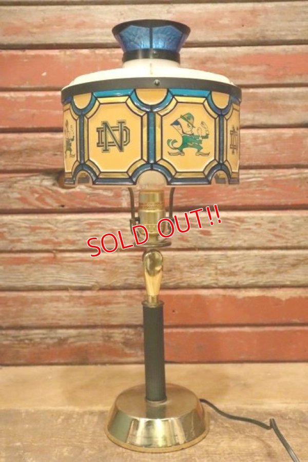 画像1: dp-240418-18 University of Notre Dame / Vintage Desk Light