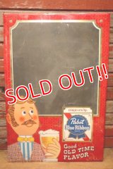 dp-231001-07 Pabst Blue Ribbon / 1960's Menu Chalkboard Sign