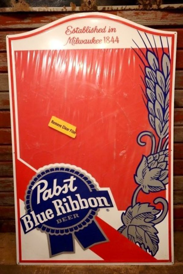画像1: dp-240508-77 Pabst Blue Ribbon Menu Board Sign