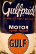 画像2: dp-240508-56 GULF / 1940's-1950's Gulfpride MOTOR One U.S. Quart Can (2)