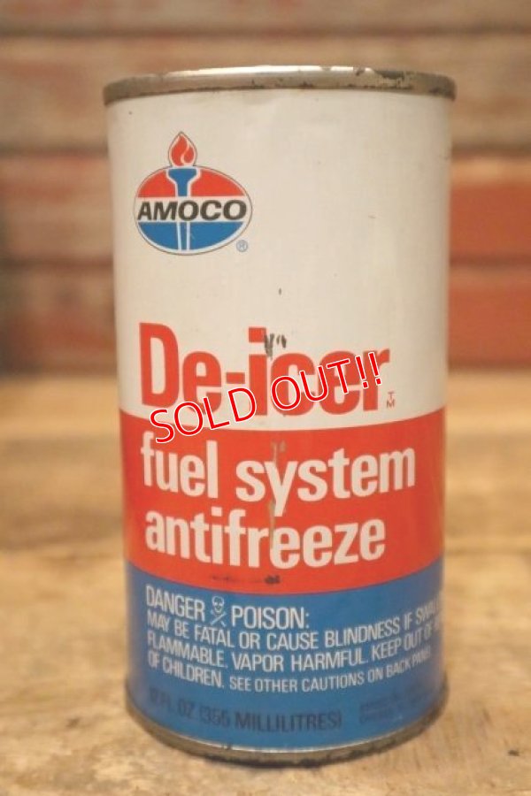 画像1: dp-240508-126 AMOCO De-icer fuel system antifreeze 12 FL.OZ. Can