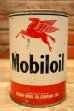 画像1: dp-240508-61 Mobiloil / 1950's One U.S. Quart Oil Can (1)