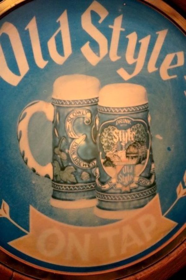 画像2: dp-231206-03 Old Style Beer / 1983 Lighted Barrel Sign