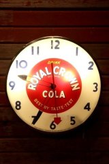 dp-240508-97 ROYAL CROWN / Telechron 1950's Lighted Sign Clock