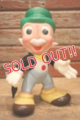 ct-240418-14 Jiminy Cricket / Ledraplastic 1960's Rubber Doll