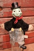 ct-240418-48 【JUNK】Jiminy Cricket / GUND 1950's Hand Puppet