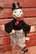 画像1: ct-240418-48 【JUNK】Jiminy Cricket / GUND 1950's Hand Puppet (1)