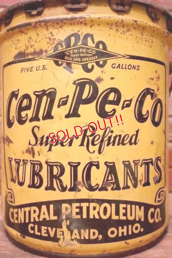画像2: dp-240508-30 Cen-Pe-Co LUBRICANTS / 1960's 5 U.S.GALLONS Oil Can