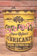 dp-240508-30 Cen-Pe-Co LUBRICANTS / 1960's 5 U.S.GALLONS Oil Can