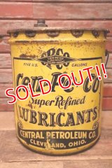 dp-240508-30 Cen-Pe-Co LUBRICANTS / 1960's 5 U.S.GALLONS Oil Can