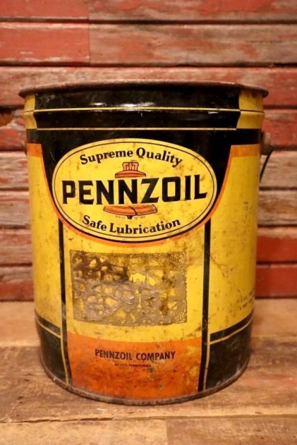 画像1: dp-240508-69 PENNZOIL / 1960's-1970's 5 U.S. GALLONS OIL CAN