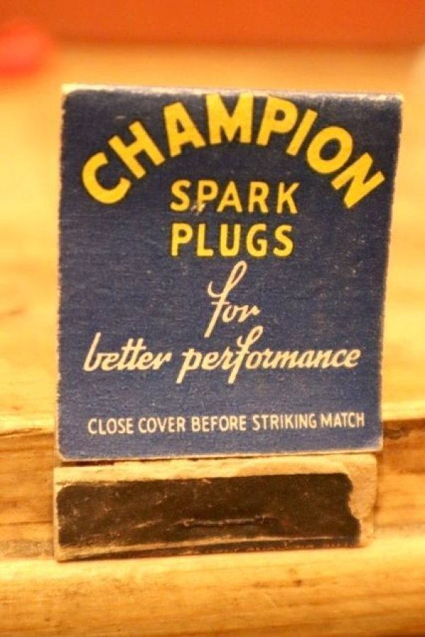 画像3: dp-240508-107 CHAMPION SPARK PLUGS 1940's Matchbook Cover