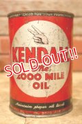dp-240605-02 KENDALL The 2000 MILE OIL 1940's-1950's One U.S. Quart Can