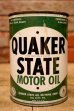 画像1: dp-240605-04 QUAKER STATE MOTOR OIL 1940's One U.S. Quart Can (1)