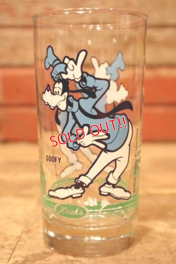 画像1: gs-240605-25 Goofy / Hook's Drug Store 1984 Promotion Glass
