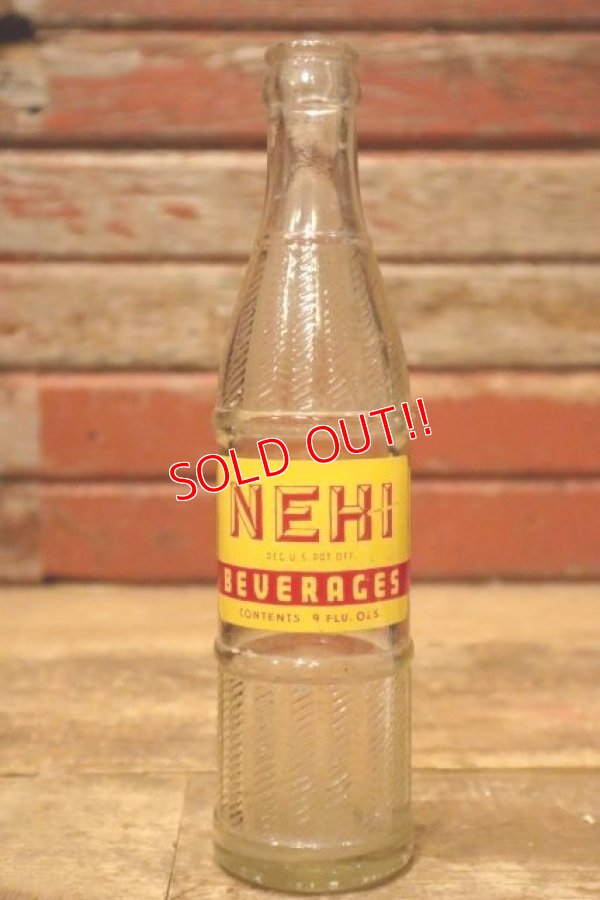 画像1: dp-240611-06 NEHI BEVERAGES / 1950's 9 FL.OZ. Bottle