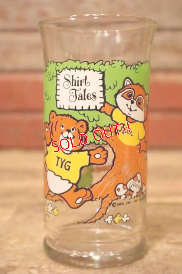 画像1: gs-240605-02 Shirt Tales / 1980's Glass (高さ約13.8cm)