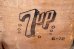 画像7: dp-240604-11 SEVEN UP 7up / 1970's Wood Box