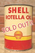 dp-240611-10 SHELL / ROTELLA OIL 〜1950's One U.S. Quart Can