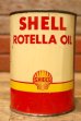 画像1: dp-240611-10 SHELL / ROTELLA OIL 〜1950's One U.S. Quart Can (1)