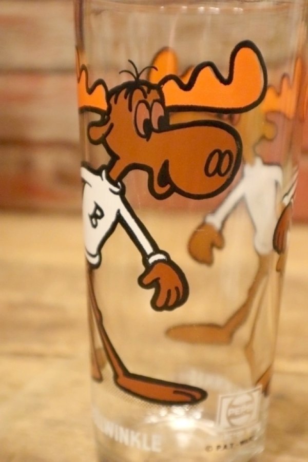 画像2: gs-240605-27 BULLWINKLE / 1970's PEPSI Collectors Series 16 oz. Glass