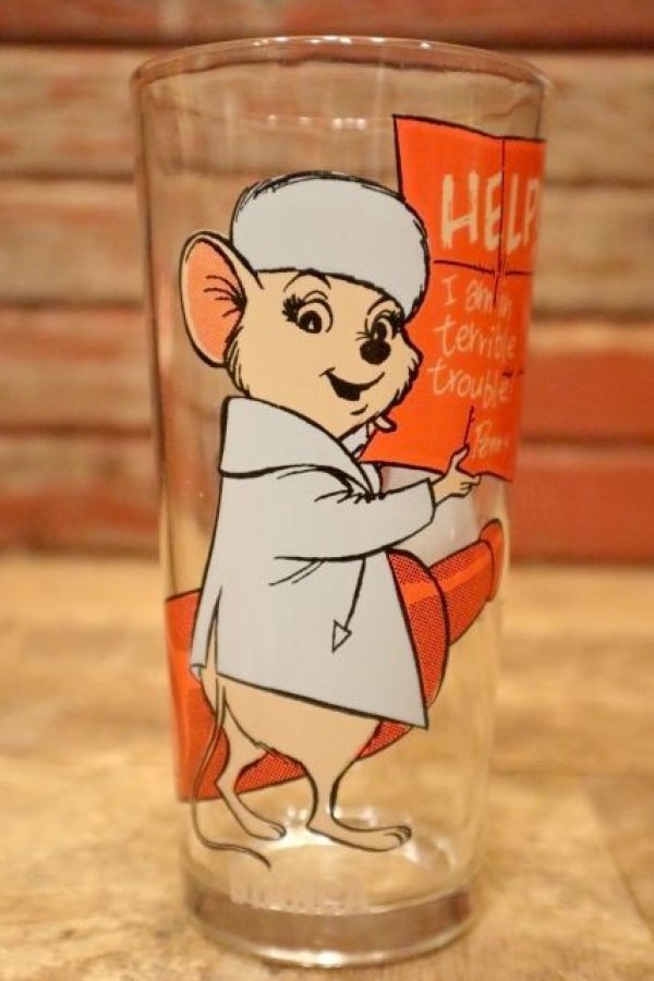 画像1: gs-240605-38 The Rescuers / Bianca PEPSI 1977 Collectors Series Glass