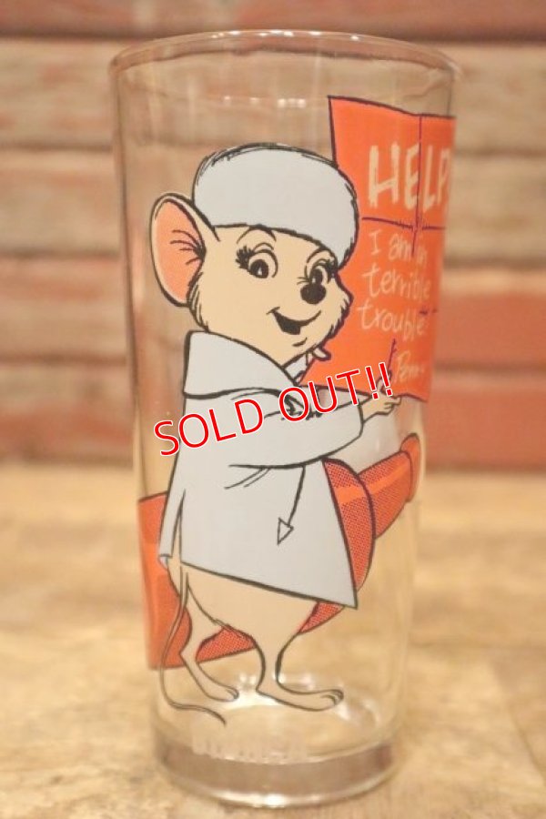 画像1: gs-240605-38 The Rescuers / Bianca PEPSI 1977 Collectors Series Glass