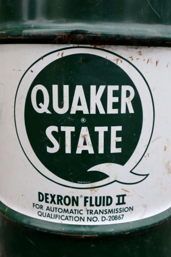 画像2: dp-240604-09 QUAKER STATE / 1980's DEXRON FLUID II 16 U.S. GALLONS CAN
