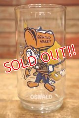 gs-240605-16 OSWALD & CUDDLES / 1970's Walter Lantz Productions Series Glass