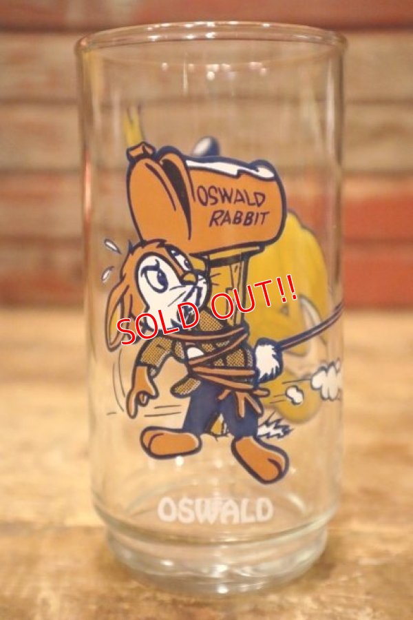 画像1: gs-240605-16 OSWALD & CUDDLES / 1970's Walter Lantz Productions Series Glass