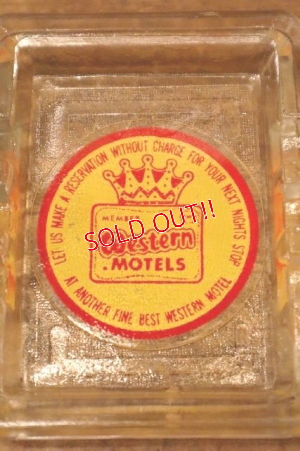 画像1: dp-240611-27 Western MOTELS / Vintage Ashtray